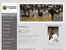 Tablet Screenshot of indianapolistaekwondo.com